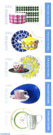 Sweden 2021 Porcelain 5v S-a In Booklet, Mint NH, Stamp Booklets - Art - Art & Antique Objects - Ceramics - Unused Stamps
