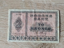 Norway 2 Kroner 1948 - Norvège