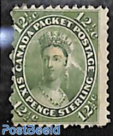 Canada 1859 12.5c, Unused, Regummed, Unused (hinged) - Nuevos