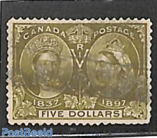 Canada 1897 5$, Used, Used Stamps - Usados