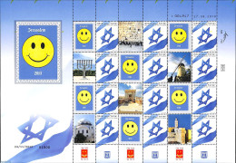 Israel 2010 My Stamp, M/s With Personal Tabs, Mint NH - Unused Stamps (with Tabs)