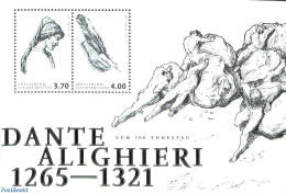 Liechtenstein 2021 Dante Alighieri S/s, Mint NH, Art - Authors - Unused Stamps