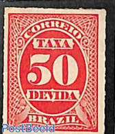 Brazil 1890 Postage Due, 50R, Stamp Out Of Set, Unused (hinged) - Autres & Non Classés