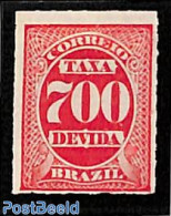 Brazil 1890 Postage Due, 700R, Stamp Out Of Set, Unused (hinged) - Other & Unclassified