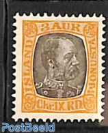 Iceland 1902 3A, On Service, Stamp Out Of Set, Mint NH - Altri & Non Classificati