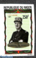 Niger 1971 Charles De Gaulle 1v, Imperforated, Mint NH, History - French Presidents - Politicians - De Gaulle (Général)