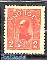 Norway 1909 2kr, Stamp Out Of Set, Without Gum, Unused (hinged) - Neufs