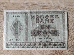 Norway 1 Krone 1949 - Noruega