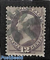 United States Of America 1870 12c, Used, Used Stamps - Oblitérés