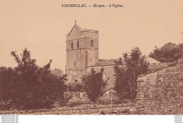 Z3-16) COURBILLAC (CHARENTE) HERPES - L' EGLISE - (2 SCANS) - Other & Unclassified