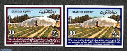 Kuwait 1979 Agriculture Conference 2v, Imperforated, Mint NH, Various - Agriculture - Landwirtschaft