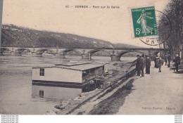 Z6-27) VERNON (EURE) PONT SUR LA SEINE - ( ANIMEE ) - Vernon