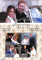 Antigua & Barbuda 2021 Prince Harry & Meghan Wedding 3rd Anniv. 4v M/s, Mint NH - Antigua Und Barbuda (1981-...)