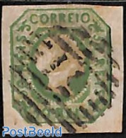 Portugal 1855 50R, Yellowgreen, Used, Used Stamps - Gebraucht