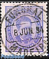 Madeira 1887 500R Violet, Used, FUNCHAL, Used Stamps - Madeira