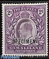 British Somalia 1904 2R, SPECIMEN, Unused (hinged) - Somaliland (Protectorat ...-1959)