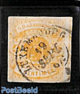 Luxemburg 1859 4c, Used, Used Stamps - Usados