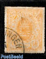 Luxemburg 1867 40c Orange, Used, Used Stamps - Gebruikt