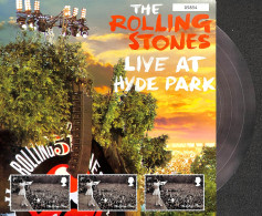 Great Britain 2022 The Rolling Stones, Live At Hyde Park M/s, Mint NH, Performance Art - Music - Popular Music - Andere & Zonder Classificatie