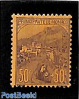 Monaco 1919 50c, Stamp Out Of Set, Unused (hinged) - Ongebruikt