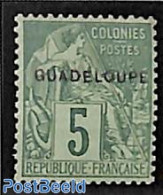 Guadeloupe 1891 5c, Stamp Out Of Set, Unused (hinged) - Neufs