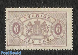 Sweden 1881 6o, On Service, Perf. 13, Stamp Out Of Set, Unused (hinged) - Andere & Zonder Classificatie