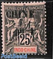 China (before 1949) 1902 French Post, 25c, Stamp Out Of Set, Unused (hinged) - Altri & Non Classificati