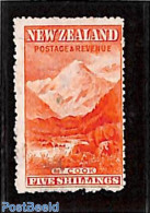 New Zealand 1902 5sh, WM Sidewards, Perf. 14, Used, Used Stamps - Gebraucht