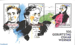Liechtenstein 2022 Oskar Werner S/s, Mint NH, Performance Art - Theatre - Unused Stamps