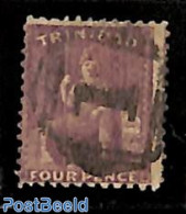 Trinidad & Tobago 1862 4d, Without WM, Perf. 11.5, Used, Used Stamps - Trinité & Tobago (1962-...)