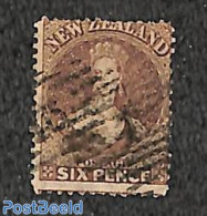 New Zealand 1864 Six Pence, Used, Used Stamps - Usati