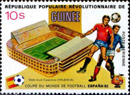 Guinée (Rep) Avion N** Yv:145/147 Coupe Du Monde De Football Espana'82 - Guinea (1958-...)