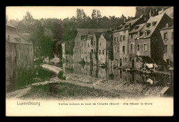 LUXEMBOURG-VILLE - VIEILLES MAISONS AU BORD DE L'ALZETTE - EDITEUR NELS SERIE 1 N°42 - Luxemburg - Stadt