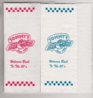 Serviettes Papier Du " TOMMY'S Diner Café (184) [Di299] - Serviettes Publicitaires
