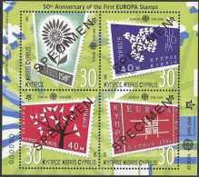 Europa 50 Ans 2006 Chypre - Cyprus - Zypern Y&T N°SPBF24 - Michel N°MTB25 *** - Spécimen - Idee Europee