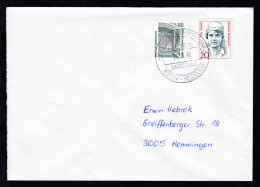 DEUTSCHE SCHIFSPOST MS FUNNY GIRL CASSEN EILS BÜSUM-HELGOLAND 23.08.90 Auf Brief - Otros & Sin Clasificación