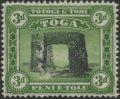 Tonga 1897 SG44a 3d Prehistoric Trilith At Haamonga MNH - Tonga (1970-...)
