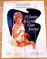 Affiche Originale Ciné 24H DANS LA VIE D'1 FEMME D.DARRIEUX Stéphane Zweig 120X160 1968 Illu Ferracci - Plakate & Poster