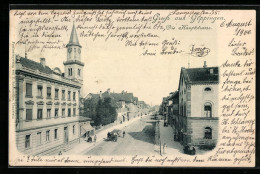 AK Göppingen, Die Hauptstrasse Von Oben Gesehen  - Goeppingen