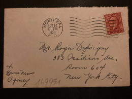 LETTRE Pour USA TP 3c OBL.MEC. NOV 14 1934 MONTREAL - Briefe U. Dokumente