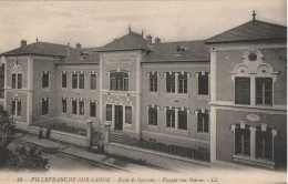 VILLEFRANCHE Sur SAONE   Ecole De Garçons   Façade Rue Boiron - Villefranche-sur-Saone