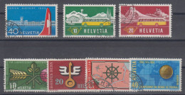 Switzerland Airport,bus 1953-1954 USED - Used Stamps