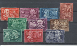 HUNGRIA  YVERT  AEREO  70/79    MH  * - Unused Stamps
