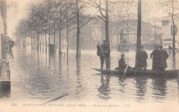 75 PARIS INONDATION BOULEVARD DIDEROT - Überschwemmung 1910