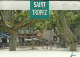 Saint-Tropez  - La Place Des Lices - Flamme Datée 18-5-94 De Ramatuelle - (P) - Saint-Tropez