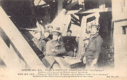 België - NIEUWPOORT (W. Vl.) Grote Markt - Café À La Fortune - Geallieerde Soldaten Biljarten In De Ruïnes - Eerste Oorl - Nieuwpoort