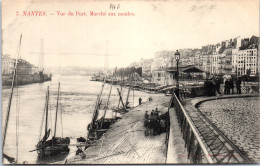 44 NANTES - Vue Du Port, Marche Aux Moules. - Nantes