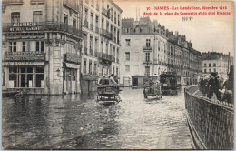 44 NANTES - Crue De 1910, Quai Brancas & Place Du Commerce  - Nantes