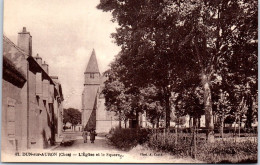 18 DUN SUR AURON - L'eglise Et Le Square. - Dun-sur-Auron