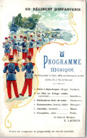 87 LIMOGES - Programme Concert Musique 63e R.I  - Limoges